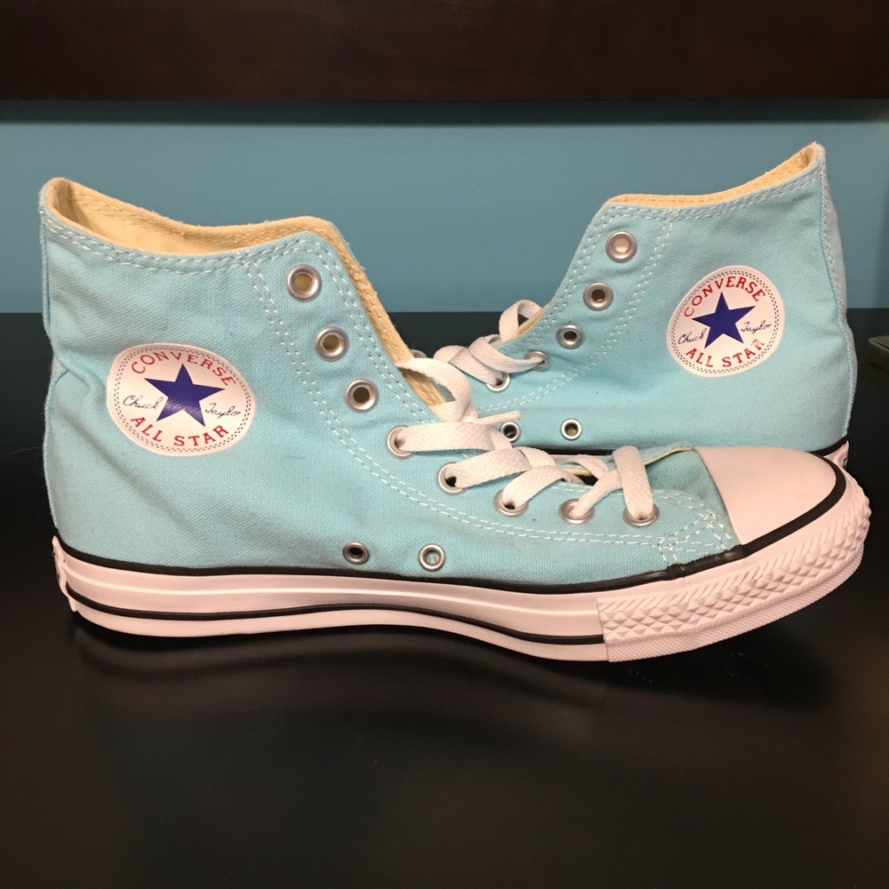 EUC// Aqua Converse All Stars // 9